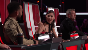 'The Voice': Ariana Grande and John Legend Walk Off When Blake Shelton and Kelly Clarkson Start Fighting